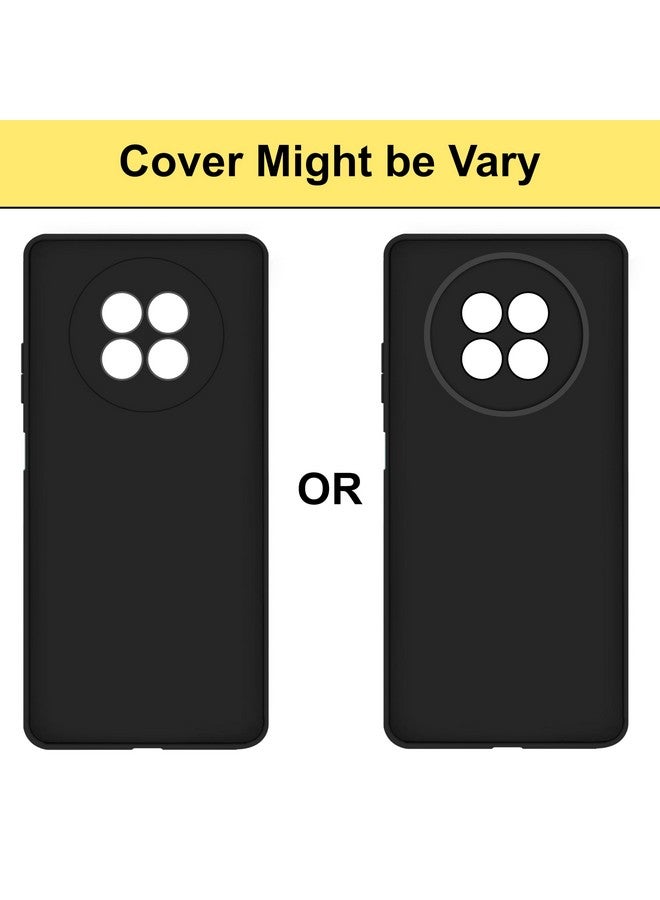 Cedo غطاء خلفي CEDO لـ Realme 12x / 12 / Realme C65 / Narzo 70x (5G) | حماية من نتوء الكاميرا وبطانة من القماش المخملي الداخلي | غطاء مطاطي ناعم فائق النحافة غير لامع (أسود) - Image 2