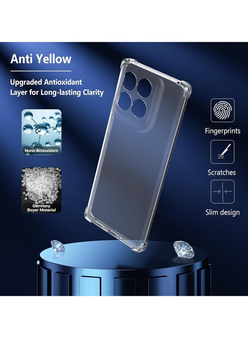 Silicone transparent Case for Motorola Edge 60 Pro ,Scratch-Resistant Shockproof Drop Proof Protective Phone Case [Shock-Absorbing Corners] Designed for Motorola Edge 60 Pro Phone Case  - Image 5