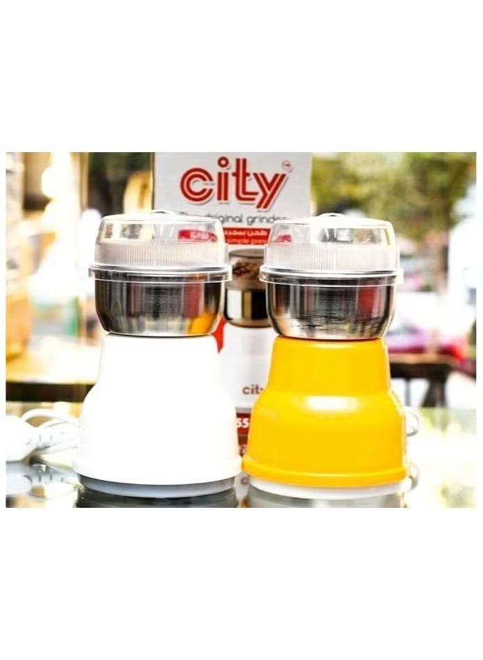 سيتي مطحنة قهوة، تطحن القهوة، والتوابل والفواكه المجففة، 55 غرام، 180 واط، - Image 1