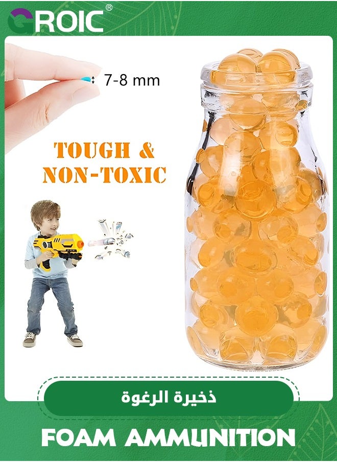 GROIC - Water Bullets Beads Refill Ammo (7-8mm 6 pack-10,000 Per Pack)–Water Balls Beads for Water Blaster Gun Toys, Non-Toxic Water-Based Balls Bullet(60000 Beads),Kids Tactile Sensory Toys - Image 1