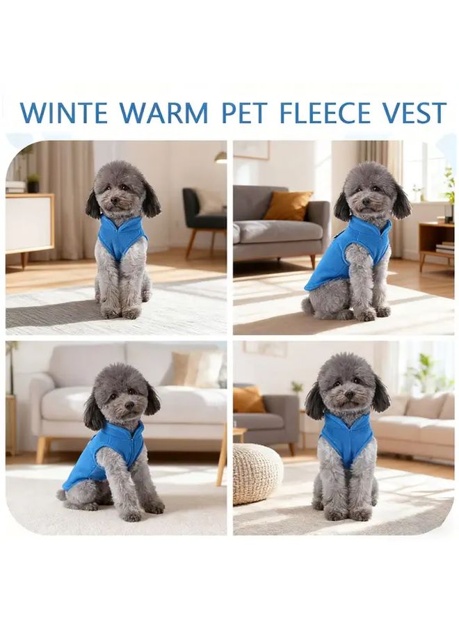 Christmas Dog Clothes Set Winter Warm Cozy Pullover Coffee Color Size XL - Image 4