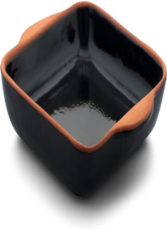 FALEZ SQUARE OVEN TRAY, 23 * 23 * 6,5 CM, (FULL BROWN GLAZED) 1 PCS, SHRINK  - Image 4