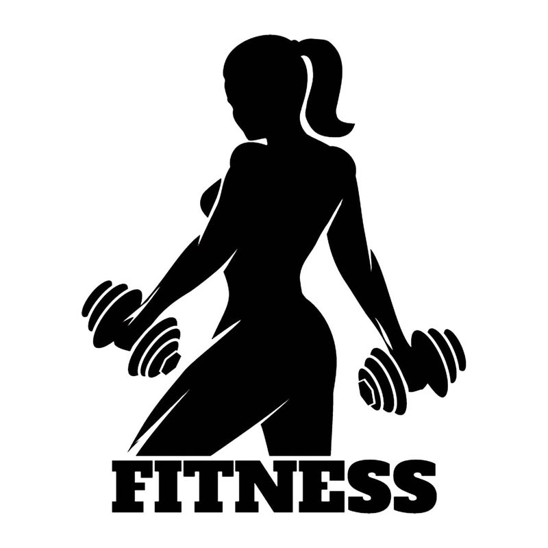 Women Fitness Wall Poster Sticker - Women Fitness Wall Poster - Bodybuilding - Boxing - Women Gym Motivation Wall Sticker - 300GSM - Glossy - Strong Adhesive - starxdecals  - Image 1