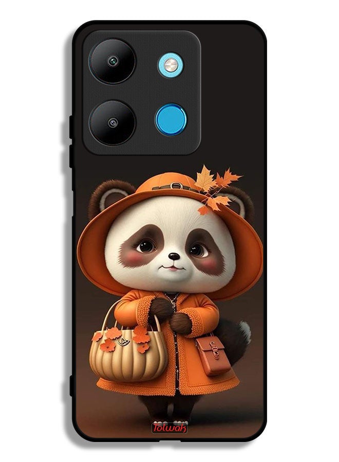 Tolwak Infinix Smart 7 Protective Case Cover Cute Panda Lady Style - Image 1