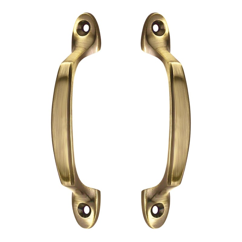 Xpert Classic Brass Cabinet Handle (Pack of 2) Made of Brass Drawer Handles (6 inches) Handle for Wardrobe Antique Finish (Toyata) - Image 1