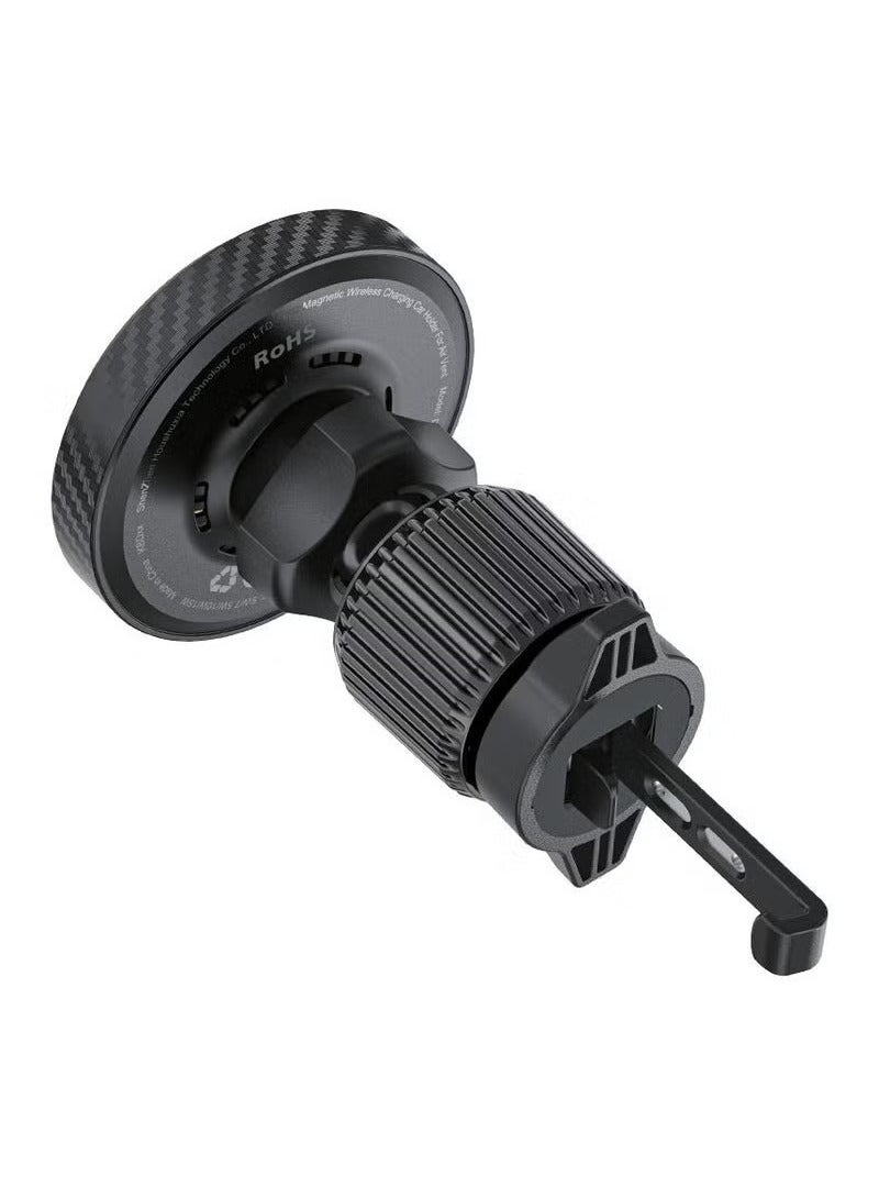 ACEFAST Fast Qi2 Wireless Charger Magnetic Car Holder D33 – Magnetic Mount for Fast Wireless Charging, Compatible with iPhone, Samsung & Qi-Enabled Devices, Adjustable Angle, Secure Phone Hold for Cars, Easy Installation - Image 4