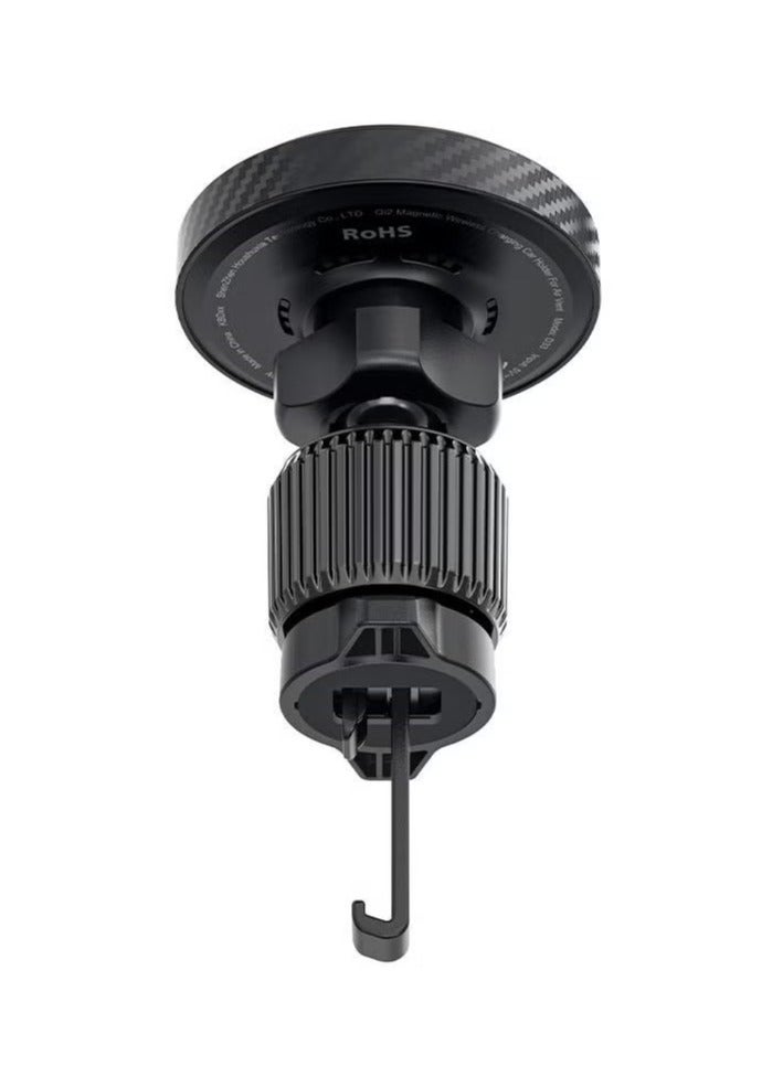 ACEFAST Fast Qi2 Wireless Charger Magnetic Car Holder D33 – Magnetic Mount for Fast Wireless Charging, Compatible with iPhone, Samsung & Qi-Enabled Devices, Adjustable Angle, Secure Phone Hold for Cars, Easy Installation - Image 3