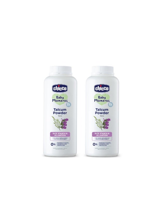 Chicco baby Talcum Powder (pack of 2) 150gm each - Image 1