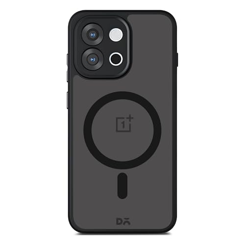 DailyObjects Nimbus Magnetic Case Cover Compatible with OnePlus 13s | Wireless Charging Slim Back Cover - Black - Image 1