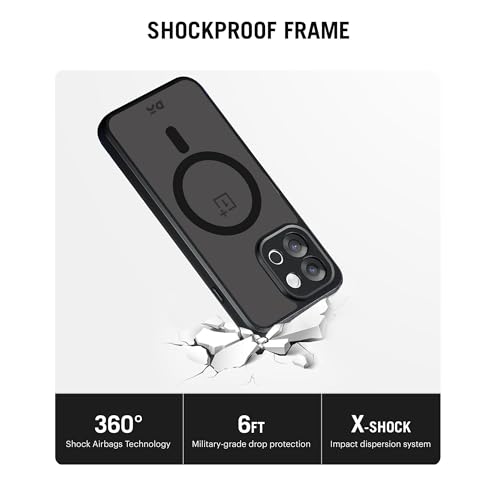 DailyObjects Nimbus Magnetic Case Cover Compatible with OnePlus 13s | Wireless Charging Slim Back Cover - Black - Image 4