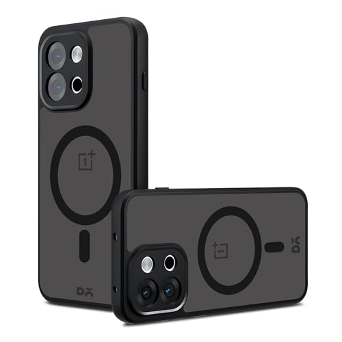 DailyObjects Nimbus Magnetic Case Cover Compatible with OnePlus 13s | Wireless Charging Slim Back Cover - Black - Image 2