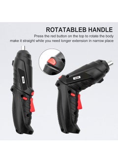 RHYDON RHYDON Cordless Screwdriver 36V Rechargeable Electric Screwdriver Includes 45Pcs Screw Bits Set 35Nm Power Screwdriver Perfect for Furniture Assembly Home DIY Project  - Image 5