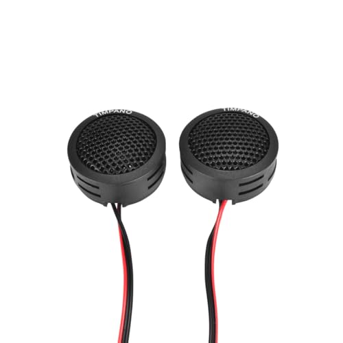 Timpano TPT-ST1 Dome Tweeter, 1 Inch Tweeter Set for Car Audio, Angle or Surface Mount Tweeters, 4 Ohm Soft Dome 180 Watts for Pro Car Audio (Pair) - Image 1