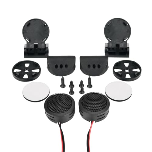 Timpano TPT-ST1 Dome Tweeter, 1 Inch Tweeter Set for Car Audio, Angle or Surface Mount Tweeters, 4 Ohm Soft Dome 180 Watts for Pro Car Audio (Pair) - Image 3