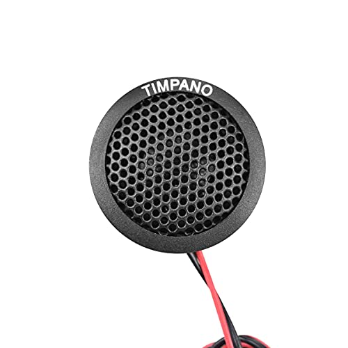 Timpano TPT-ST1 Dome Tweeter, 1 Inch Tweeter Set for Car Audio, Angle or Surface Mount Tweeters, 4 Ohm Soft Dome 180 Watts for Pro Car Audio (Pair) - Image 5