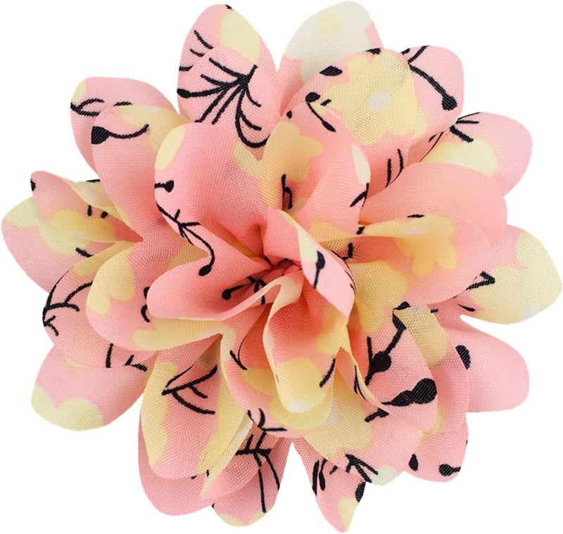 30pcs Mix Color Applique Flower Pet Collar Adhesive Decoration Bands for Cats and Small Breeds Elastic Back Adhesive Pet Collar Accessory - Image 4