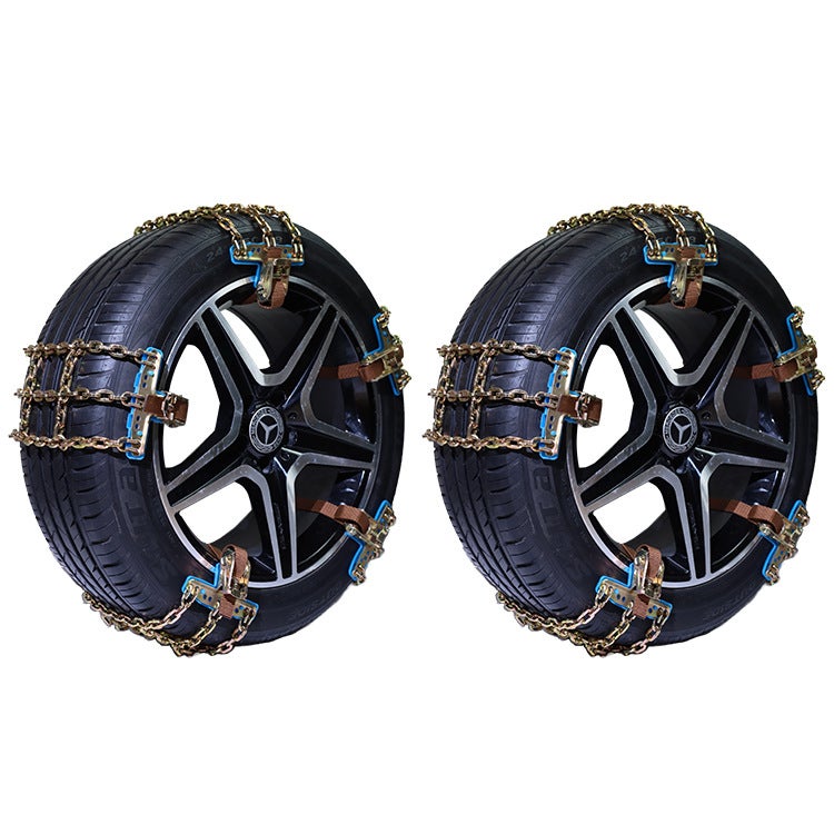 The New Gm Anti-Skid Chain Tian Zi Ge Iron Chain Van Car Off-Road Vehicle Anti-Skid Chain Automatic Retractor - Image 3