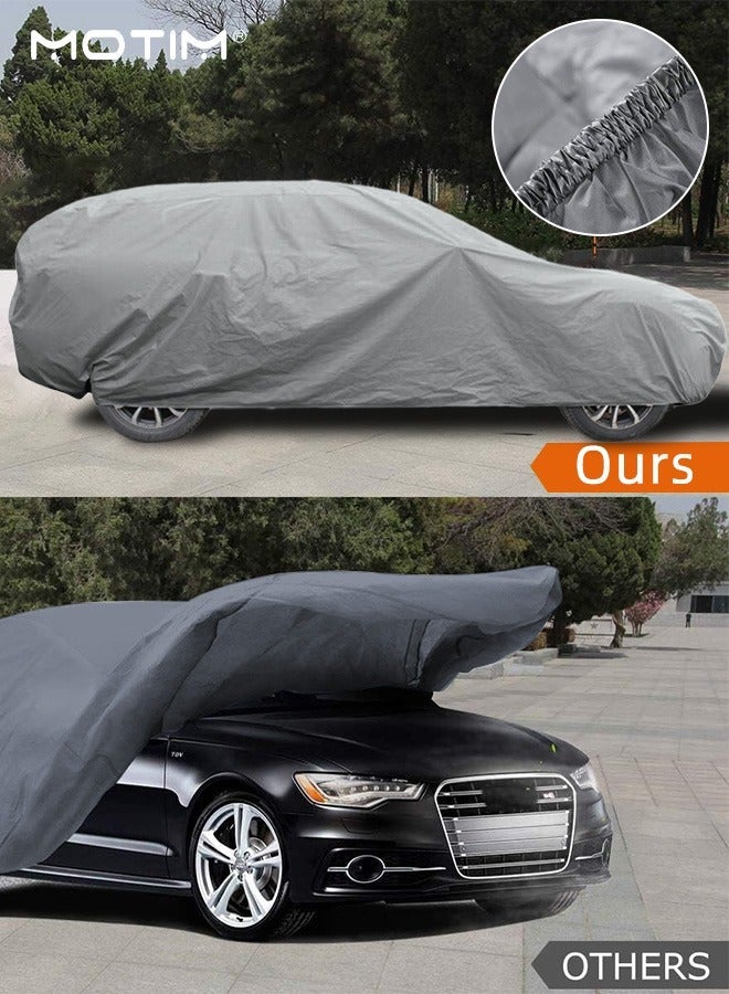 Motim Car Cover for ​SUV/Sedan/Hatchback, Waterproof All Weather, Full Outdoor Rain Sun UV Protection Car Covers Car Protection, Fit for SUV XL (540*175*120CM) - Image 5