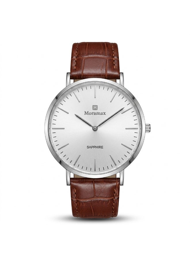 Moramax Men’s Executive Luxury strap Watch - Image 1