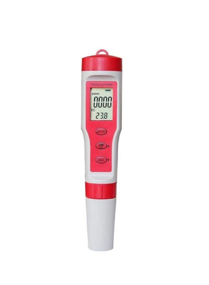 Generic 4 in 1 Water Tester For Salinity Acidity Heat And Electrical Conductivity  - Image 2