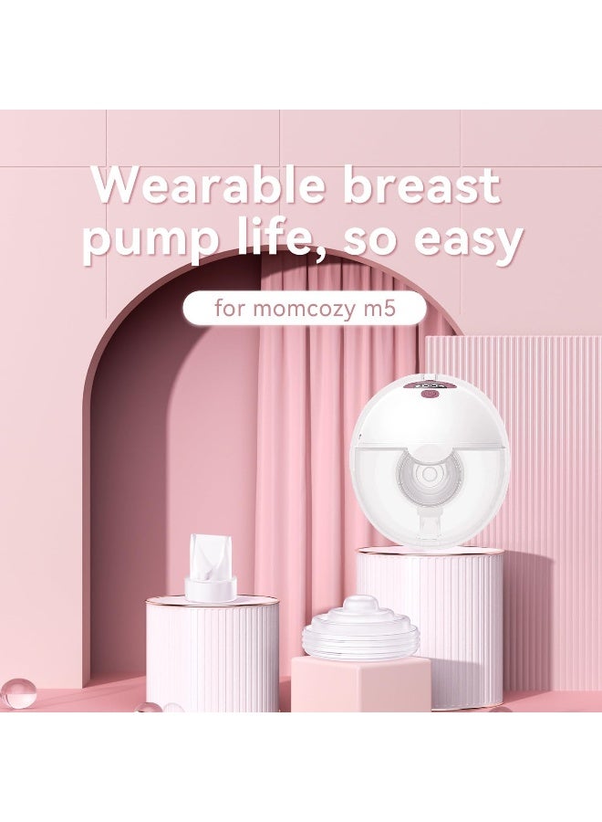 TOVVILD 4PCS Duckbill Valves Silicone Diaphragm Compatible with Momcozy M5 Breast Pump - Image 2