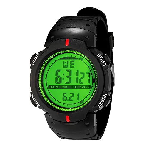 ASGARD Multi Functional Sports Digital Multicolor Dial Men's Watch (Black_Digital) - Image 1