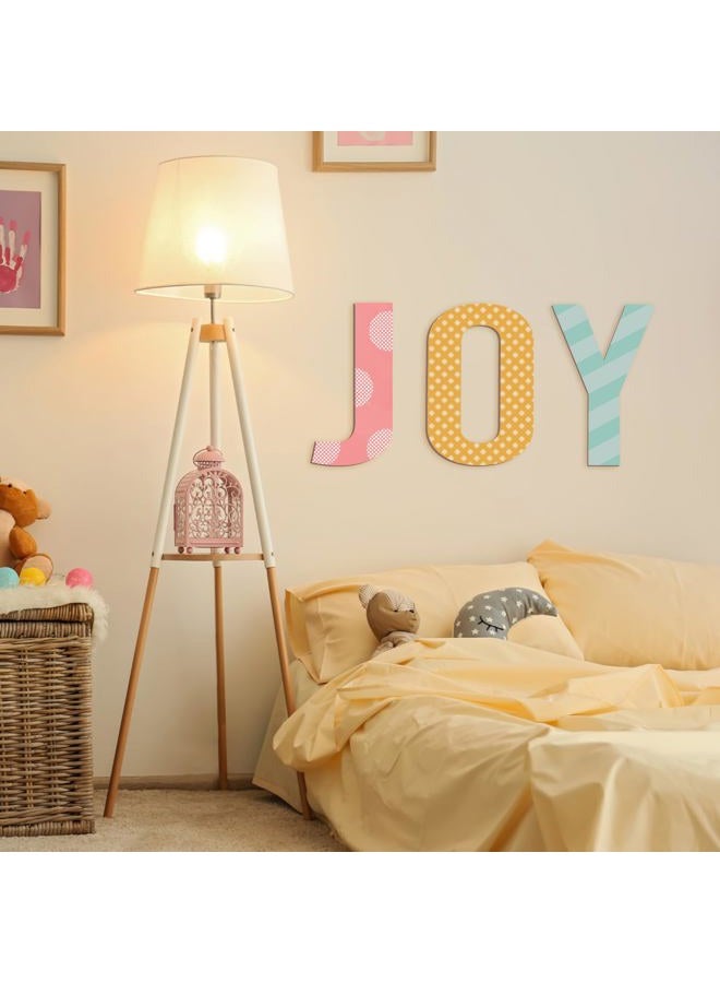 Focal20 Large Wooden Letters 17 Inch Big Wooden Alphabet Letters for Wall Decor Unfinished Large Wood Letters A for Nursery Decor Crafts Blank Wooden Cutout Sign for Party Birthday Wedding Home Decoration - Image 4