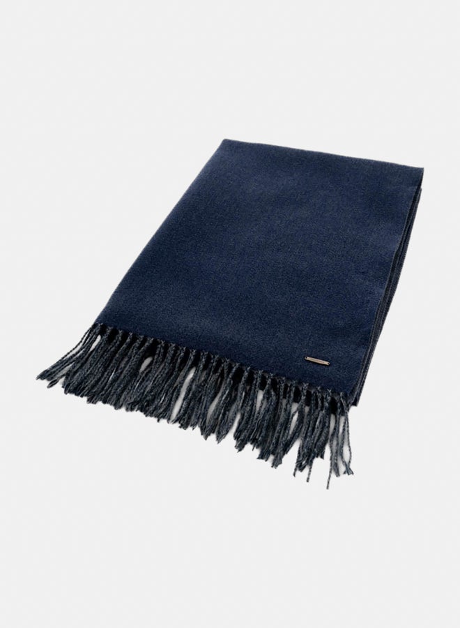 Dalydress Men Scarf Reversible Navy/Blue - Image 5