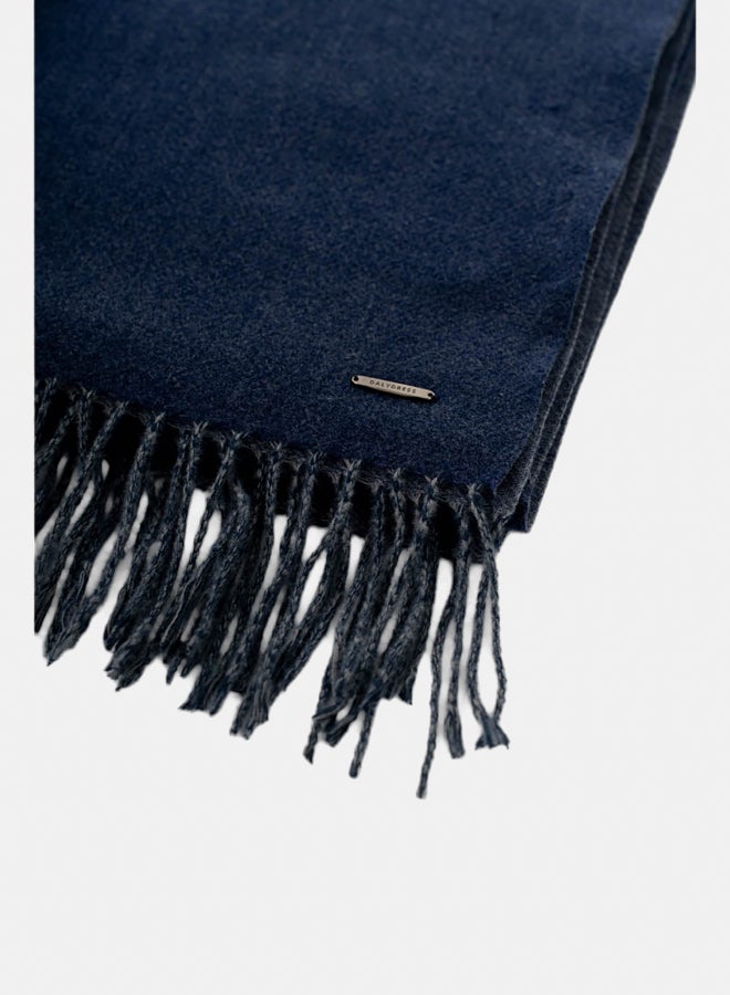 Dalydress Men Scarf Reversible Navy/Blue - Image 4