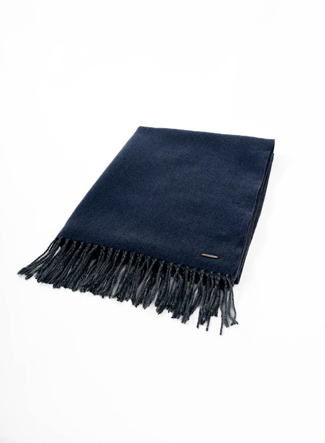 Dalydress Men Scarf Reversible Navy/Blue - Image 3