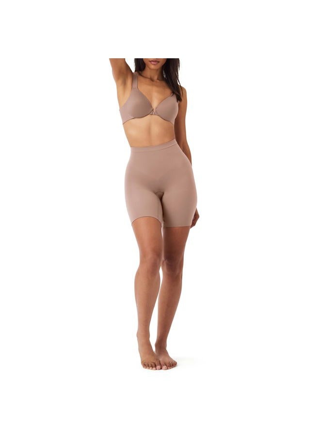 SPANX Shapewear for Women Tummy Control Power Short (Regular and Plus Size), Cafe Au Lait, M - Image 1