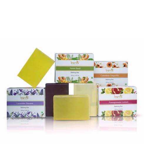 Barva Pure Glycerin Soap Contains Natural ingredients to Pamper your Skin Luxurious Bathing Soaps for all Skin Types Set of 4 - Image 2