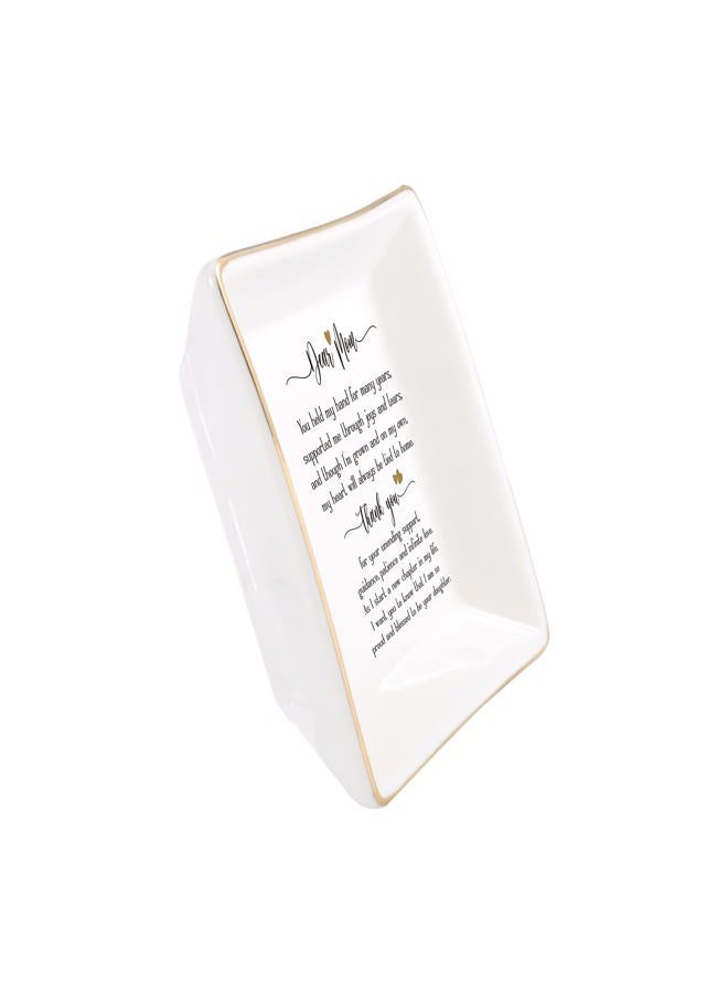 JOYIMARR Mother of Bride Gifts from Daughter,Jewelry Holder Ring Dish Organizer,Wedding Gifts for Mom - You Held My Hand for Many Years - Image 4