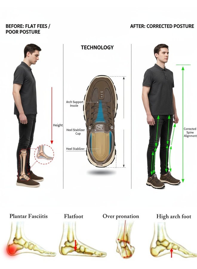 حذاء ركض خفيف الوزن وعصري، مريح للمشي، مثالي للصيف، يتميز بالتهوية للرجال - Image 5