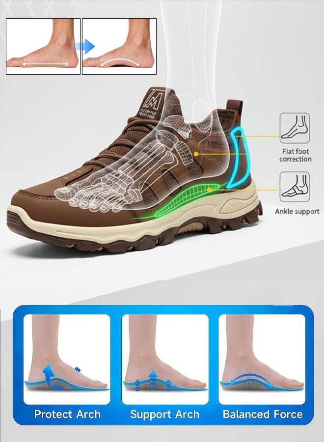 حذاء ركض خفيف الوزن وعصري، مريح للمشي، مثالي للصيف، يتميز بالتهوية للرجال - Image 3