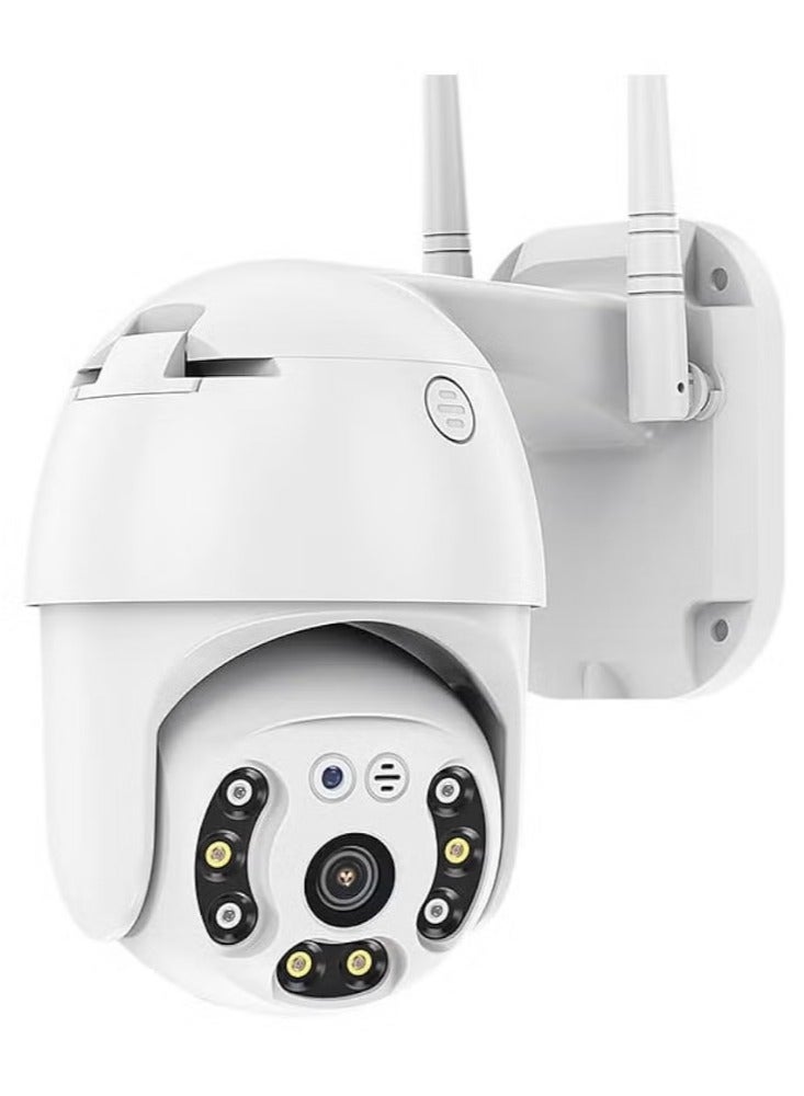 PTZ IP Camera HD Night Vision IP66, 8MP 360 Degree Smart Wifi Camera Outdoor, Waterproof Automatic Tracking IP Wifi Camera (ICsee APP) - Image 1