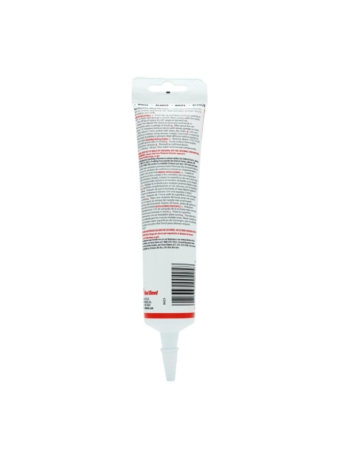 Red Devil 0425 Pre-Mixed Tile Grout Squeeze Tube, 5.5 oz, White - Image 2