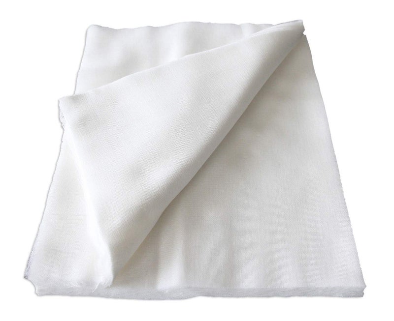 LIFESOFT Gauze Facial Mask 100 Cotton Gauze Facial Paper Sheet for Facial Spa High Frequency Treatments 100 Count 1 Pack