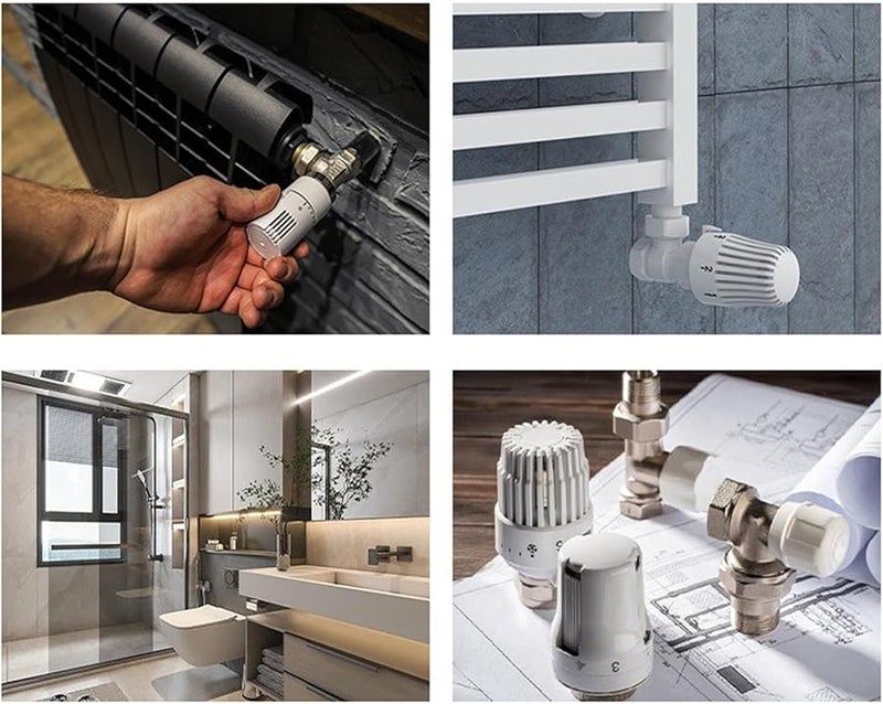 مجموعة توصيل مشعاع أنثراسايت متعددة الكتل مع صمامات ثرموستات G1 2 - Image 3