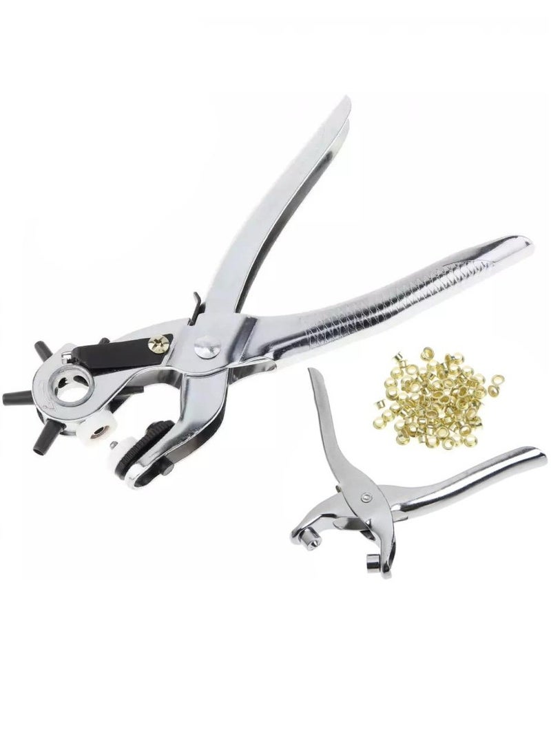 VisKing Interchangeable Hole Punch Pliers with Belt, Shoe and Bag Loop Snap Pliers  - Image 1