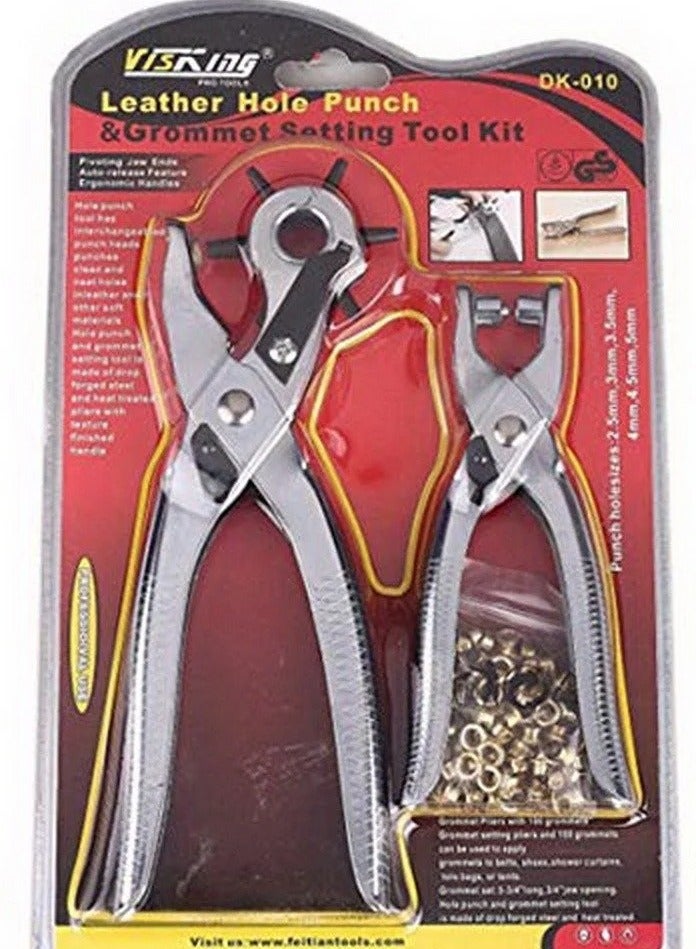 VisKing Interchangeable Hole Punch Pliers with Belt, Shoe and Bag Loop Snap Pliers  - Image 5