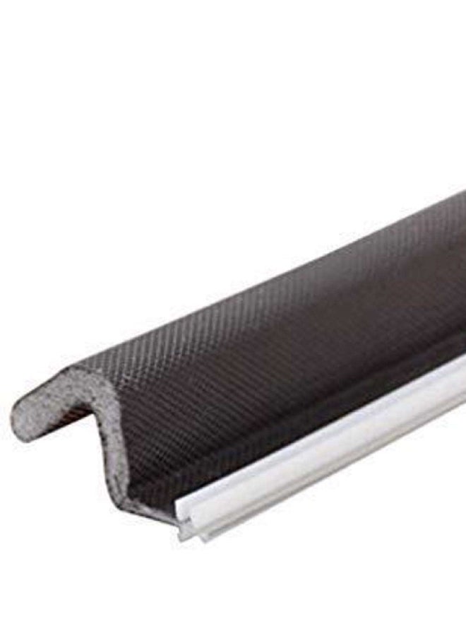 Compression Interior/Exterior Q-Lon Vinyl Door Weatherstrip Black and White 1.25 x 2.5 x 218 cm RV-97-BR