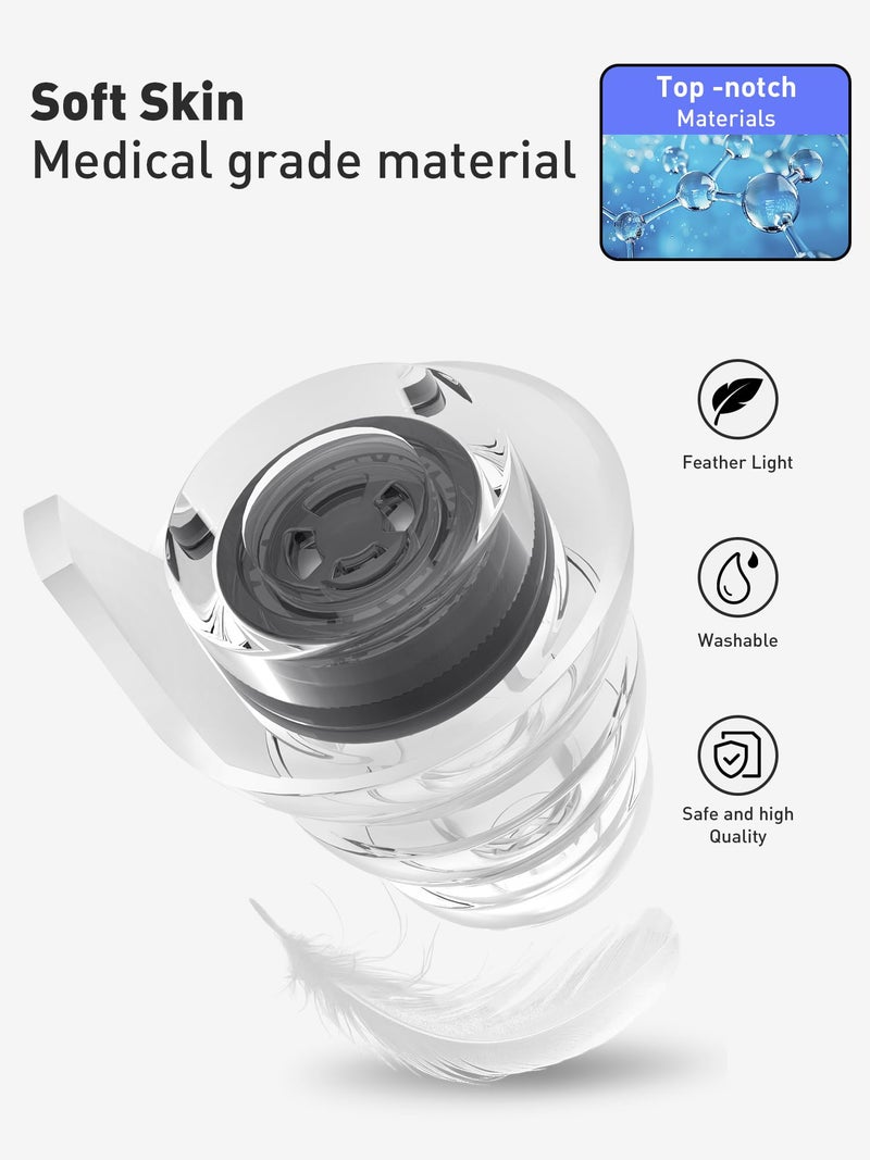 Hearprotek Concert Ear Plugs, 2Pairs Reusable high Fidelity Musician Ear Plugs for Concerts Loud Music-Noise Reduction Ear Protection earplugs for Rave,Festival,Music,Tinnitus Relief - Image 4