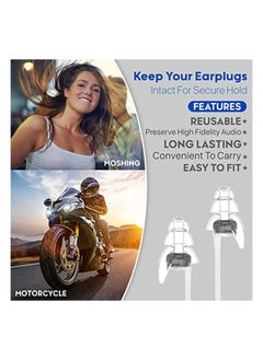 Hearprotek 2 Pairs High Fidelity Concert Ear Plugs, Hearing Protection For Musicians - 23db  - Image 5