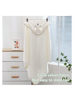 RATSAW Baby Bath Blanket Hooded Baby Towel 80x80cm Large Baby Bath Towel Absorbent Soft Baby Bath Blanket Cute Cartoon Animal Baby Towel for Boy Girl Baby  - Image 4