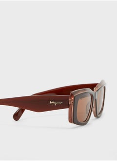 Salvatore Ferragamo Rectangle Sunglasses  - Image 3