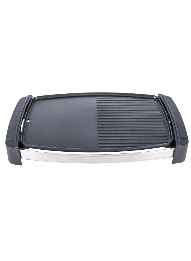 NAMSON Multipurpose Electric Grill Pan 2000W Na-7817 With Adjustable Temperature Controll And Cool Touch Handle |Non-Stick Coated | Removable Oil Tray - Image 3