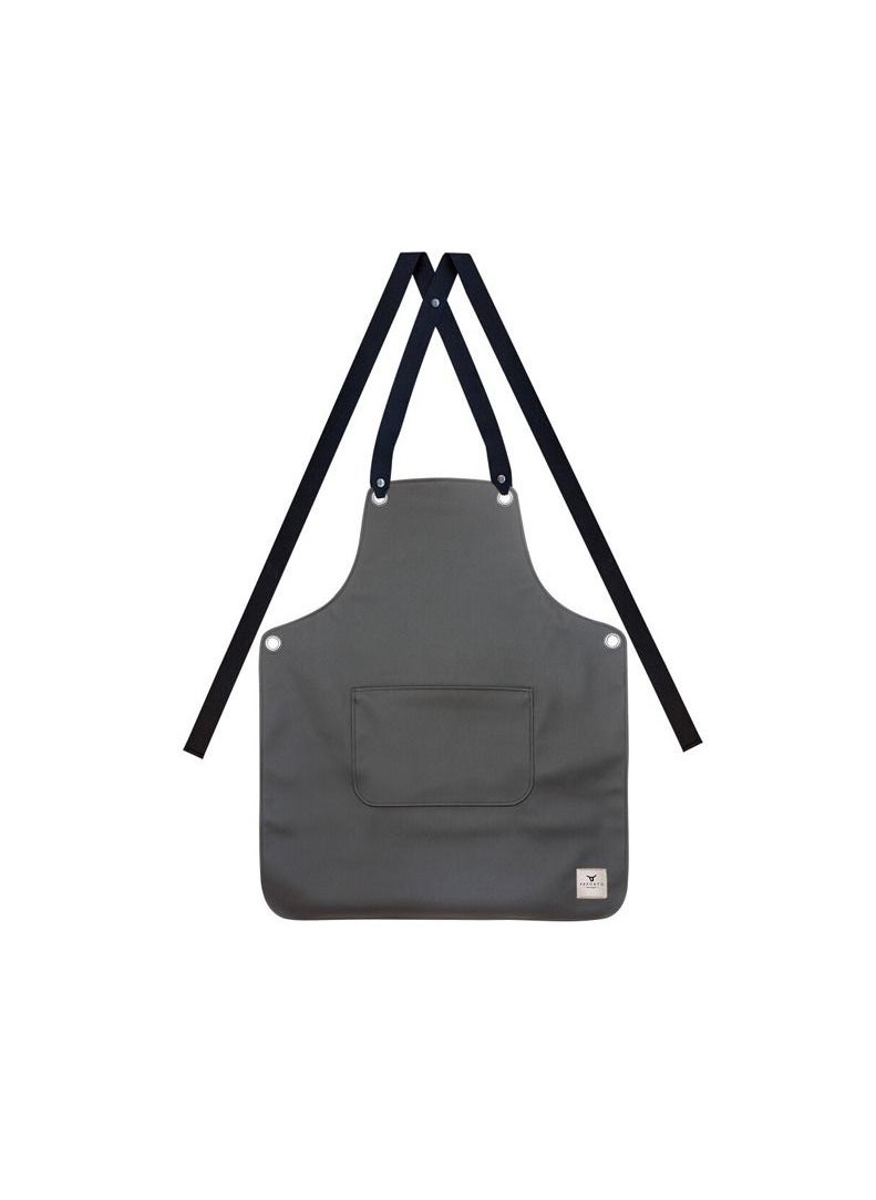 Yako & Co Vegan (Grained Leather Look)  Apron - Black Barley (Portugal)  - Image 1