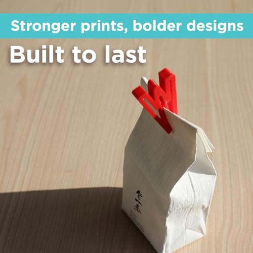 Polymaker PLA PRO Filament 1.75mm 1kg, Tough & High Rigidity Red 3D Printing Filament, PolyLite PLA PRO 3D Printer Filament 1.75mm, Print with Most 3D Printers - Image 2