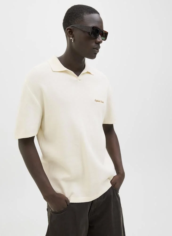 JACK & JONES Sea Salt Logo Polo for Men | Best Price UAE